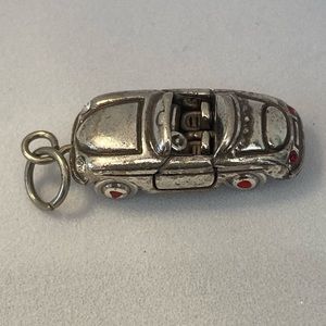 Brighton preloved car with moving wheels and rhinestones. (235)